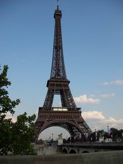 Eiffel by seine
