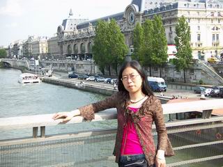 Eiffel by seine