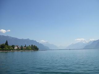Mountains from the lake